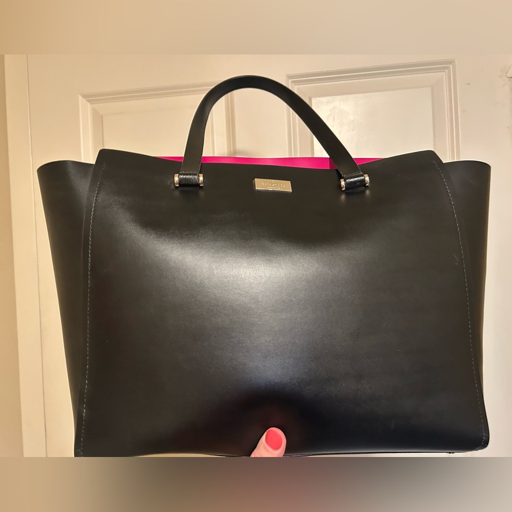 Kate Spade Black & Hot Pink Women’s Tote Bag